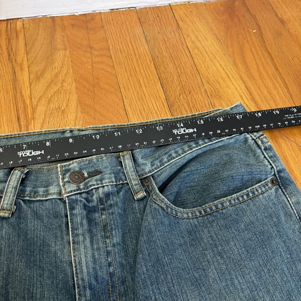 Levis 559‎ Jeans Mens 34x34 Blue Relaxed Straight Leg Denim Medium Wash Casual